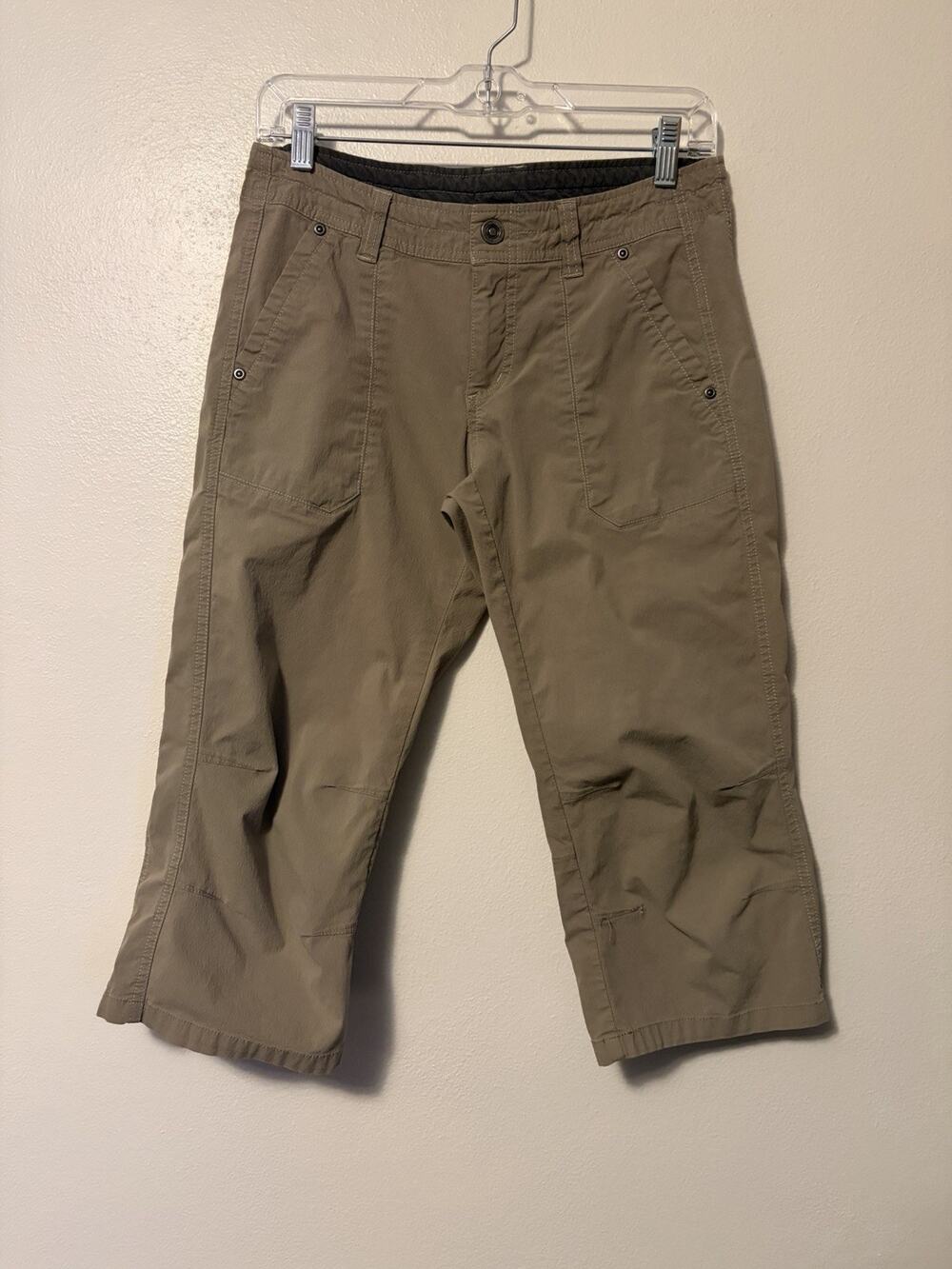 Kuhl Kendra Capri Pant Gorpcore Women 6 Cotton Blend Wide Leg Outerwear Hiking